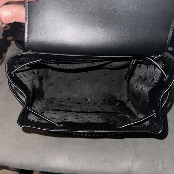Kate Spade- Kristi Medium Flap Backpack— COLOR:Black - Picture 4 of 6